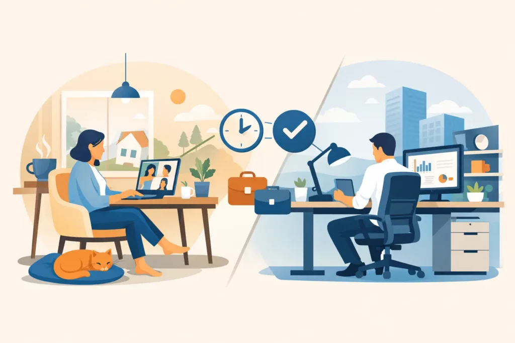 Benefits of Working From Home and Bespoke Office