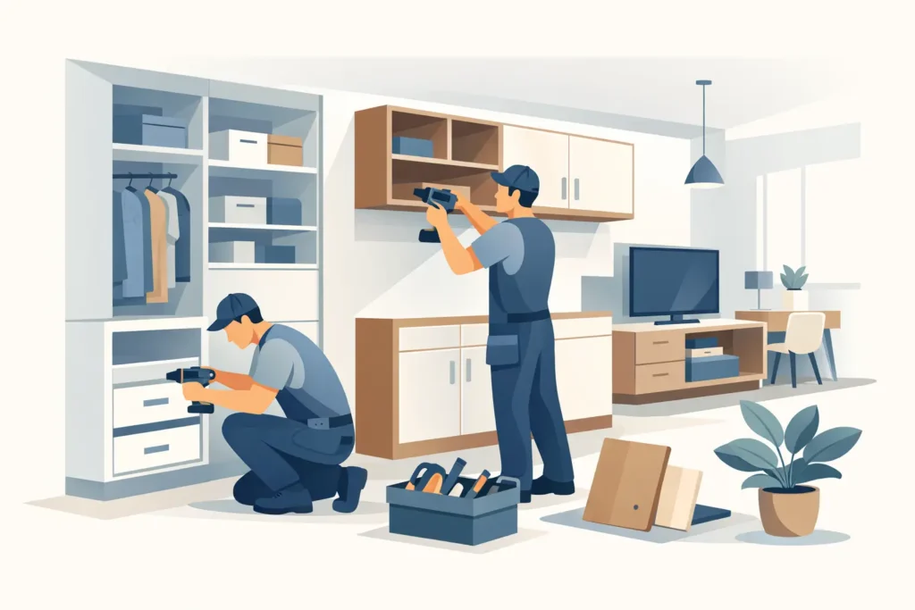 How Fitted Furniture Is Installed in Your Home