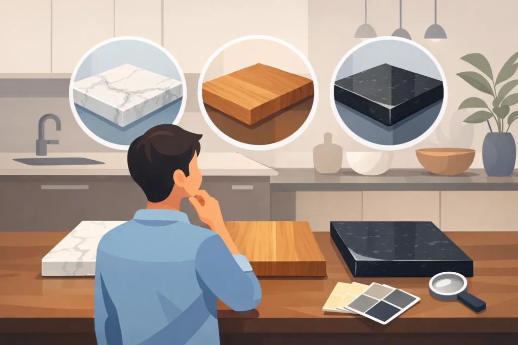 How to Choose Kitchen Worktops
