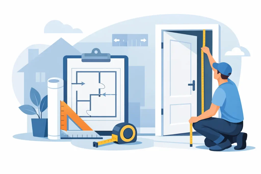 How to Measure for Replacement Doors at Home