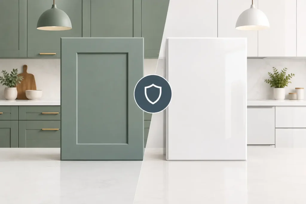 Painted or Vinyl Kitchen Doors: Which Last?