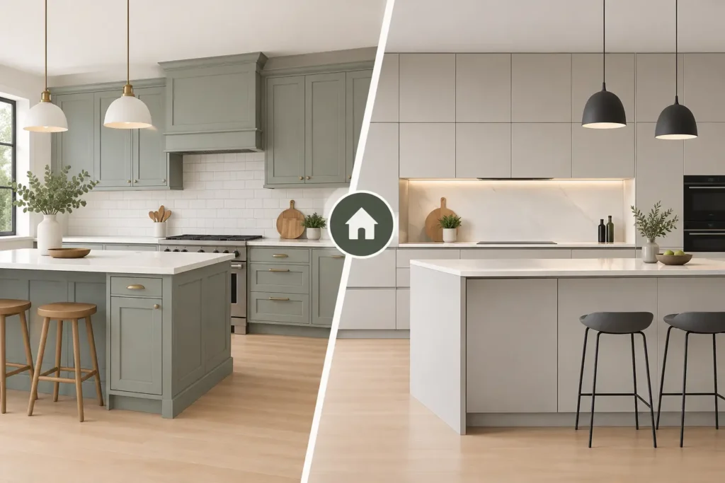 Shaker Versus Handleless: Which Kitchen Fits?