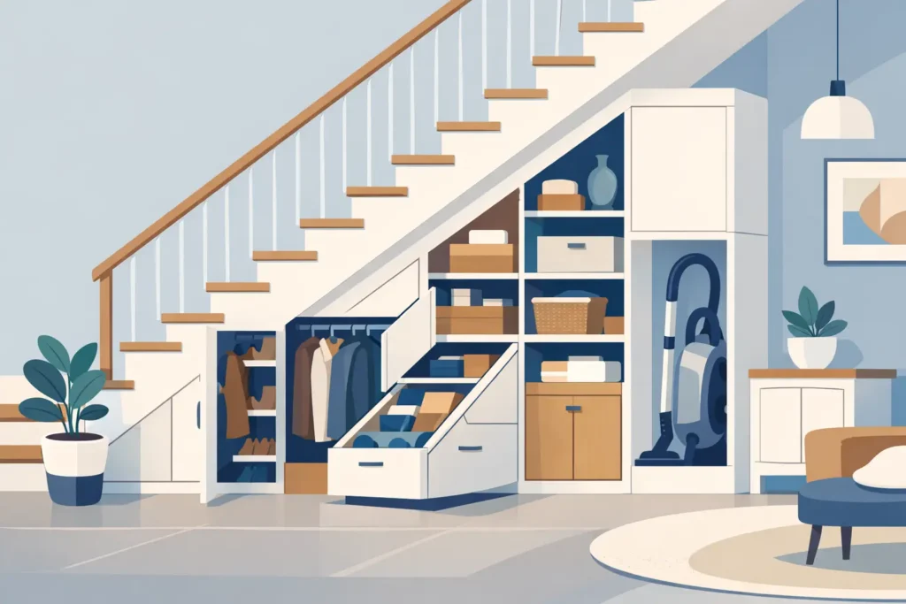 Under Stairs Fitted Storage That Works Hard